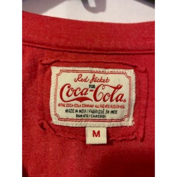 Coca Cola by Red Jackets Shirt Size Medium Ladies - Picture 2 of 5